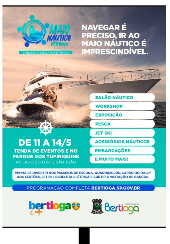 Público vivenciará experiências no Maio Náutico Bertioga 2023